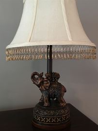 Cute elephant lamp.