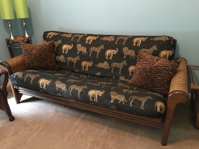 Unique bamboo futon!