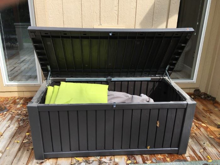 Large patio storage bin!