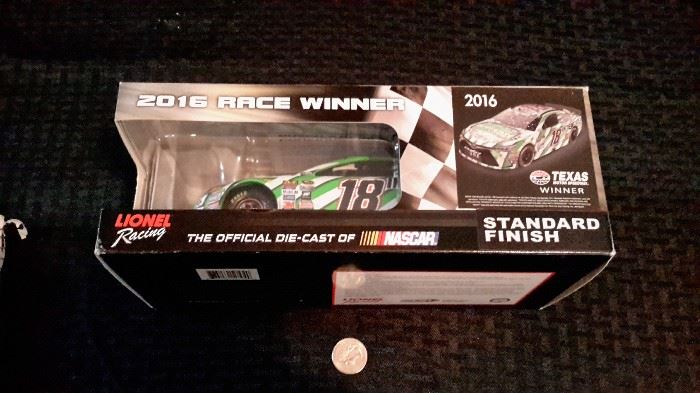 Lionel Racing 2016 Texas Motor Speedway Winner die cast car, new in box.