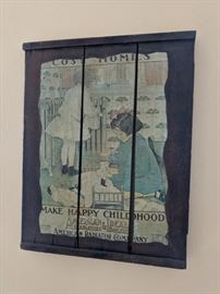 Wooden Wall Hanging - Antique Advertising