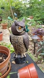 owl for scaring birds away - there are 3 of these in the sale