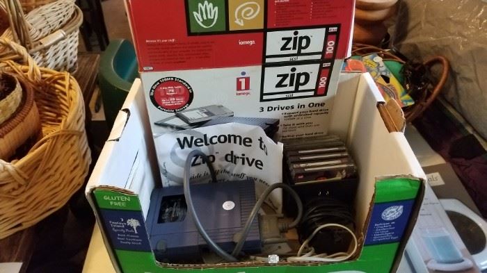 Zip disks and drive