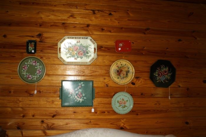Collection of Toile Trays