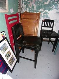 Wooden Folding Chairs SOLD