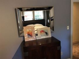 Framed Mirror and Prints