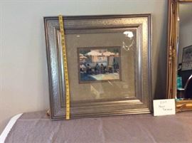 Framed Print and Mirror