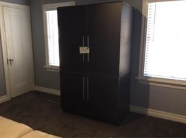 Italian Leather Armoire