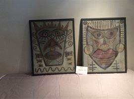 Suzanne Peck Mixed Media Masks