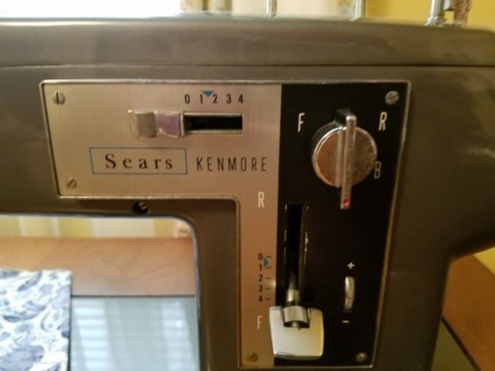 Sears - Kenmore sewing machine in cabinet