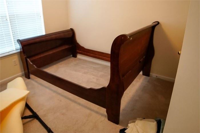 Contemporary Sleigh Bed