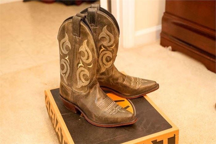Pair of Womens Cowboy Boots