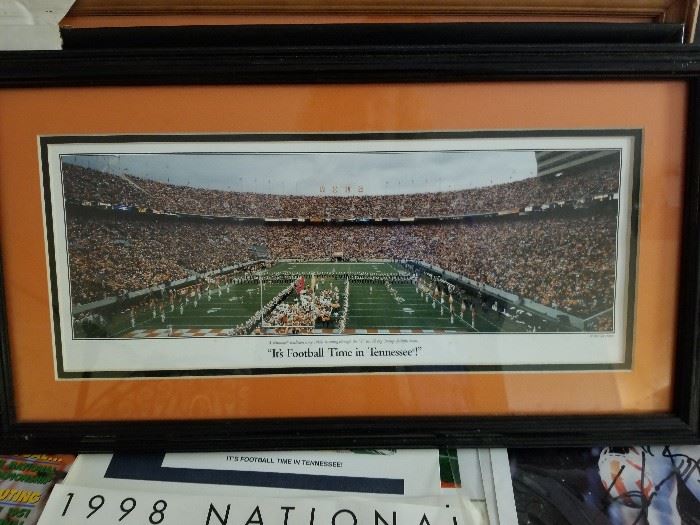 It's Football Time In Tennessee we have 7 framed copies