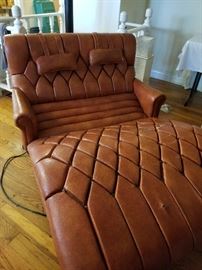 Great MCM Love Seat Electric Recliner could use some new upholstery. It is a fun chair...