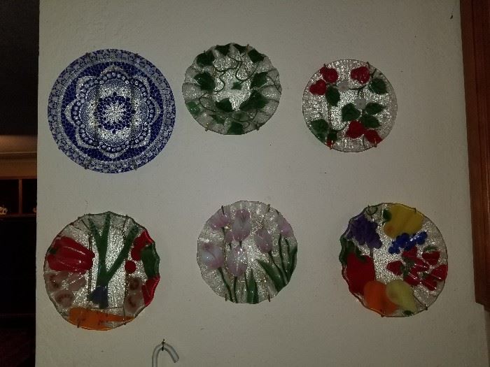 Colored Glass Plates