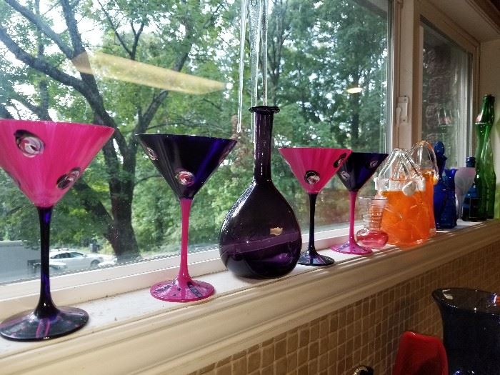 Martini in a colored glass of your choice 