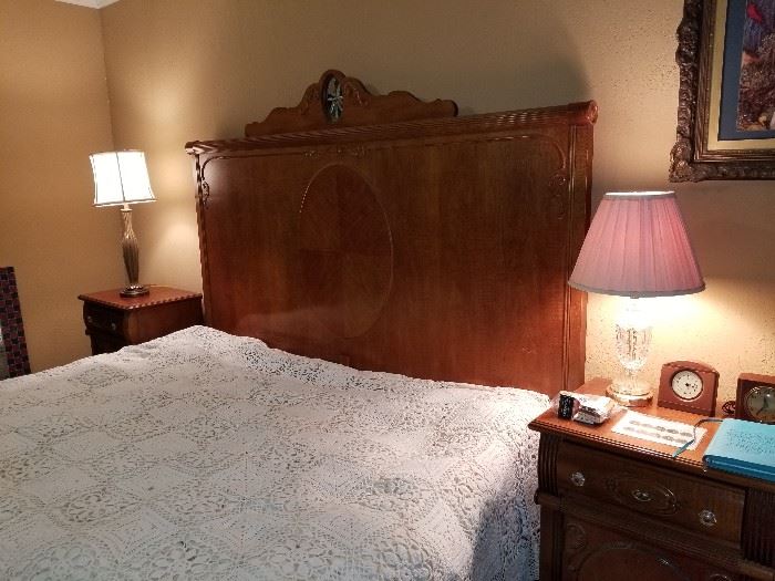 American Drew King Size Bed I. Current use as a waterbed
