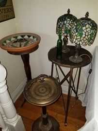 Occasional Tables, Tiffany Stule Lamps