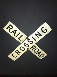 Railroad Crossing sign