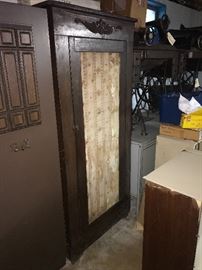 Antique wardrobe cabinet