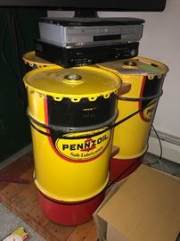 Large oil drums