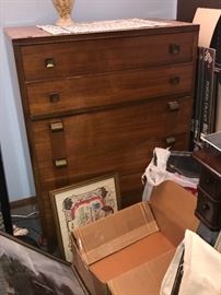 Retro highboy dresser