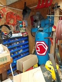 Stationary air compressor