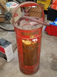 Vintage fire extinguisher