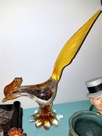 Glass rooster