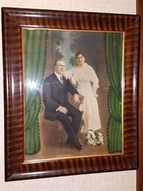 Antique framed photo