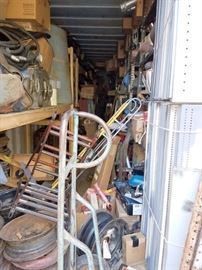 Storage container that is full of auto parts. And more