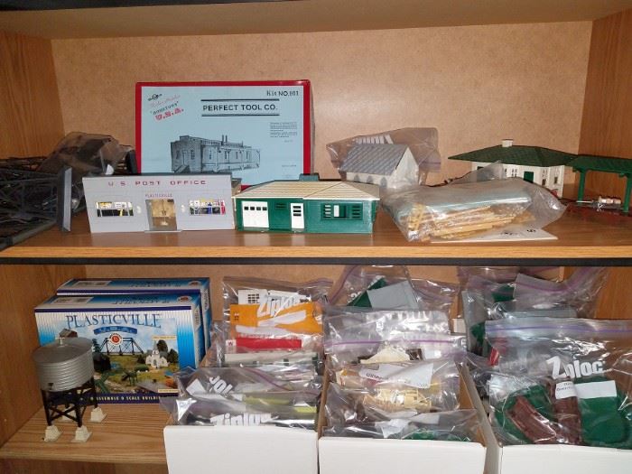 Plasticville and other train accessories