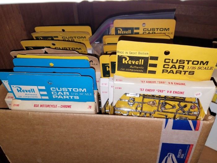 Revell and other model car parts...