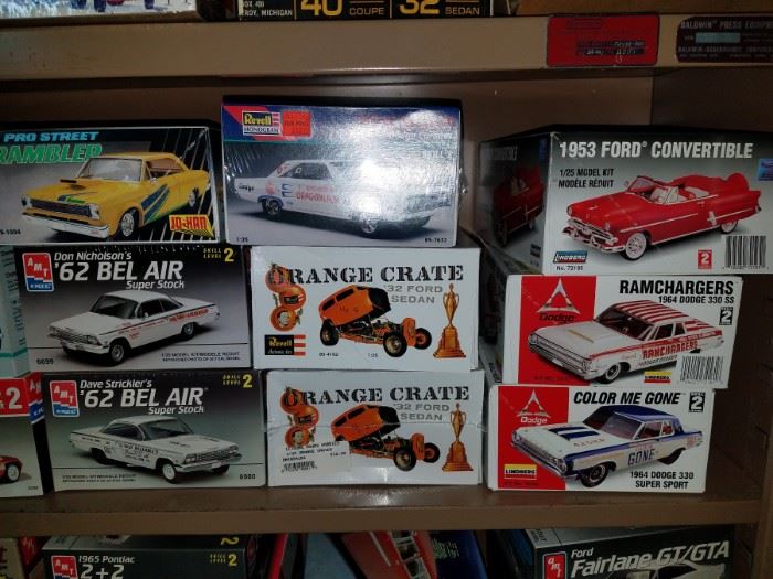 Model car kits...