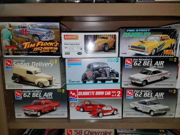 Model car kits...