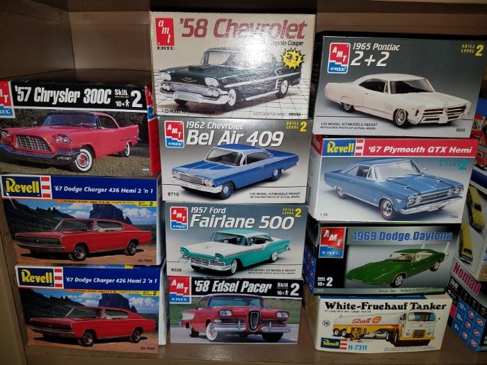 Model car kits...