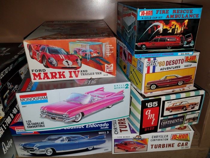 Model car kits...