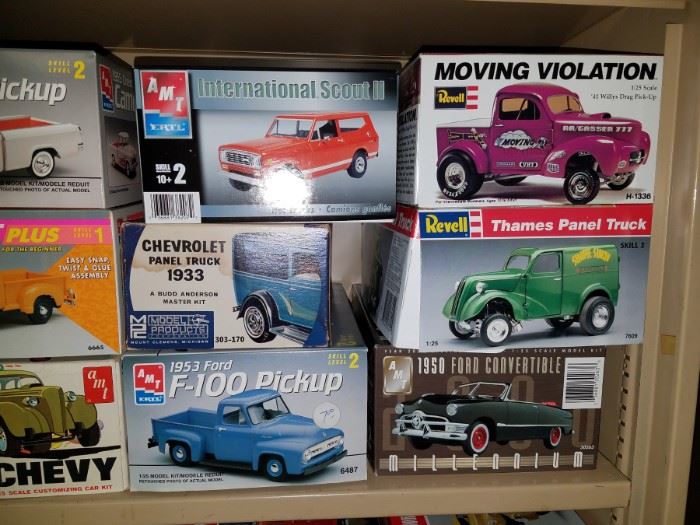 Model car kits...