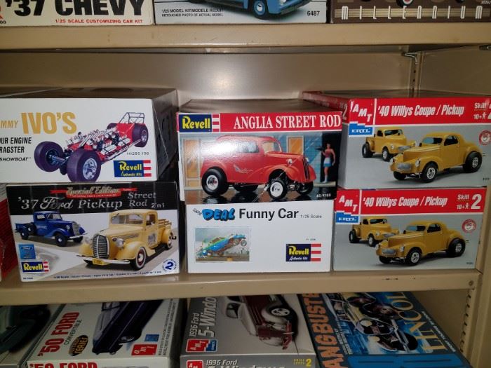 Model car kits...