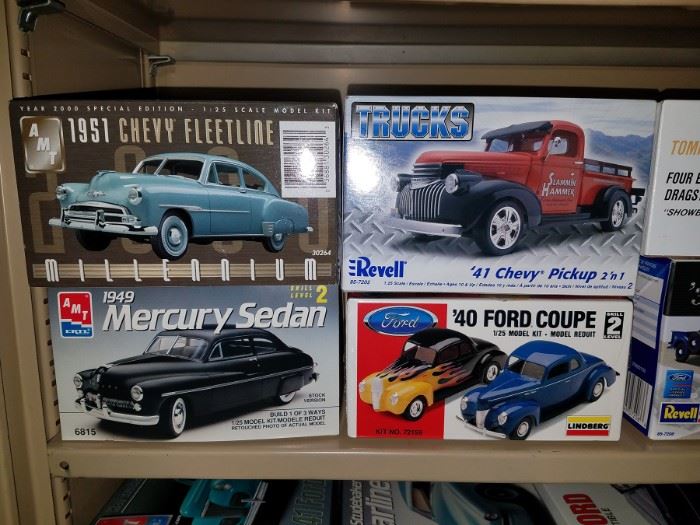 Model car kits...