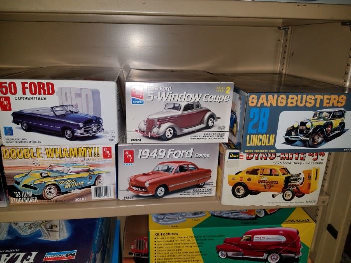 Model car kits...