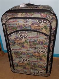 Route 66 theme suitcase