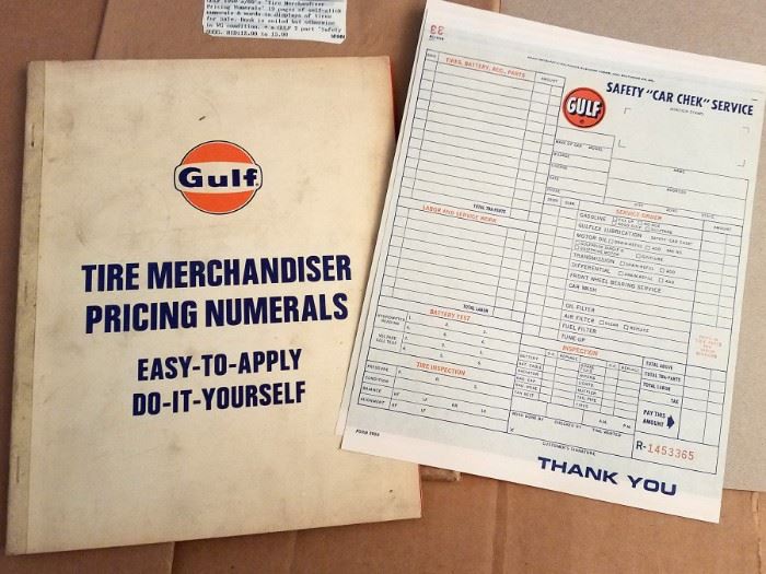 Vintage Gulf ephemera