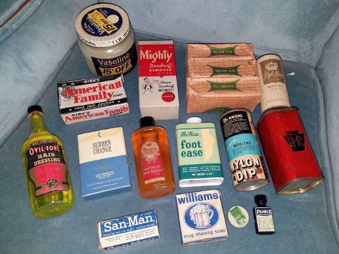 Vintage bath products