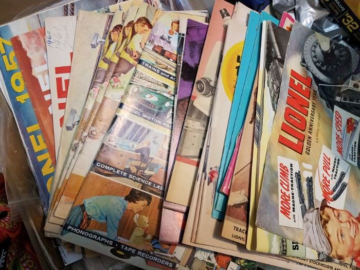 Vintage Lionel pamphlets and more