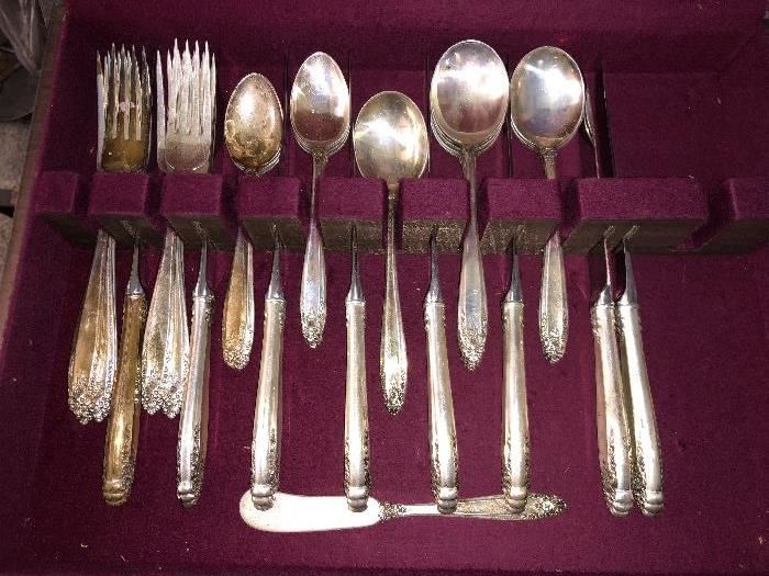 Sterling silver flatware set - service for 8!! International Sterling - Prelude