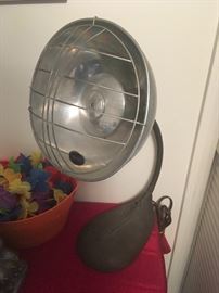 K & M vintage heat lamp