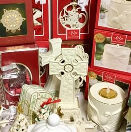 Lenox, most with original boxes.