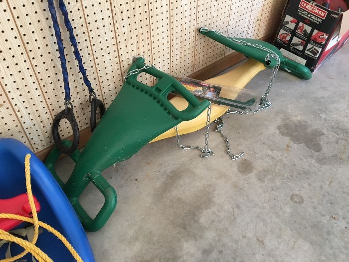 Two seater swing for your swing set 