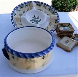 Tuscany Olive Themed Ceramics https://ctbids.com/#!/description/share/46989